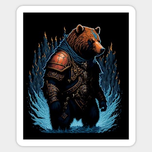 Bear Warrior Sticker